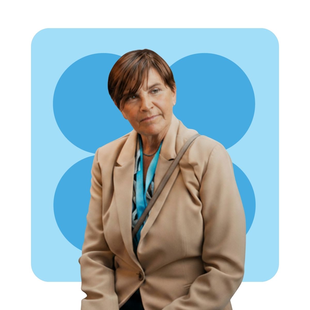 Foto van Karin Verweij voor een webinar bij ConnectGroep